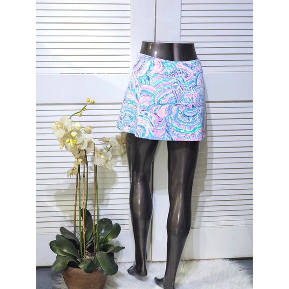 Lilly Pulitzer Women's Multi-Color Patterned Cotton Madison Skort Sz XS  2614 - Picture 6 of 14